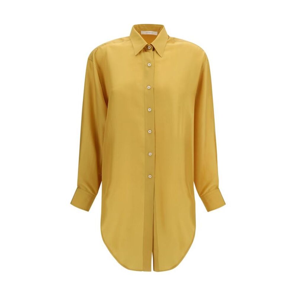 Umit Benan Gold Silk Women's Shirt